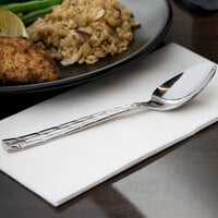 10 Strawberry Street PAN-TS Panther Link 18/0 Heavy Weight 6 3/4 inch Stainless Steel Teaspoon - 12/Case