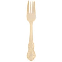 10 Strawberry Street CRWNGLD-SF Crown Royal 6 1/4 inch Gold Plated 18/0 Heavy Weight Stainless Steel Salad Fork - 12/Case
