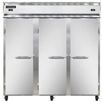 Continental Refrigerator 3RFF 78" Solid Door Dual Temperature Reach-In Refrigerator / Freezer / Freezer - 68 cu. ft.