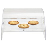 Vollrath XLBC1FR-1826-13 Extra Large Acrylic 1 Tray Bakery Case with Front and Rear Doors