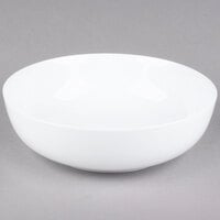 CAC MXS-16 10 Qt. Bright White Porcelain Salad Bowl - 4/Case