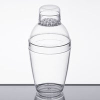 Fineline 4101-CL Quenchers 7 oz. Disposable Clear Plastic Shaker - 24/Case