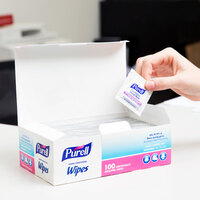 Purell® 9022-10 Hand Sanitizing Wipes 100 Count Box