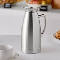 Choice 33 oz. Stainless Steel Thermal Beverage Server