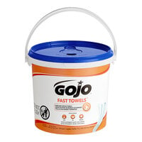 GOJO® 6298-04 Fast Towels Hand Cleaning Wipes 130 Count Bucket