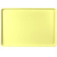 MFG Tray 332001 1520 18 inch x 26 inch Yellow Fiberglass Supreme Display Tray
