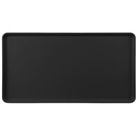 MFG Tray 337007 1669 12 1/2 inch x 24 inch Black Fiberglass Supreme Display Tray