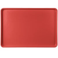 MFG Tray 332001 1201 18 inch x 26 inch Red Fiberglass Supreme Display Tray