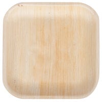 EcoChoice 7" Square Palm Leaf Plate - 100/Case