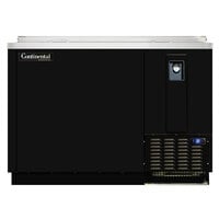 Continental Refrigerator CBC50-DC 50" Black Deep Chill Horizontal Bottle Cooler