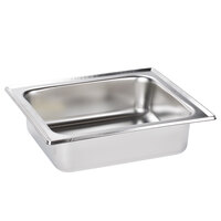 Choice Replacement 3 1/2" Deep Water Pan for Choice Economy 4 Qt. Half Size Chafer
