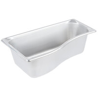 Vollrath 3100340 Super Pan 1/3 Size Outer 4 inch Deep Super Shape Stainless Steel Wild Pan - 22 Gauge