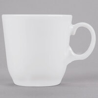 Syracuse China 911194030 Reflections 7 oz. Aluma White Porcelain Tall Tea Cup - 36/Case