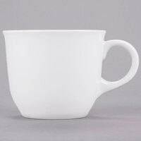 Syracuse China 911194015 Reflections 8 oz. Aluma White Porcelain Tea Cup - 36/Case