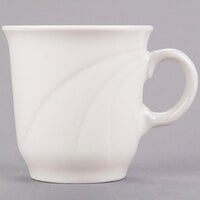 Syracuse China 950038127 Cascade 6 oz. Ivory (American White) Flint Porcelain Tall Tea Cup - 36/Case