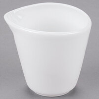 Syracuse China 911194503 Reflections 6 oz. Aluma White Porcelain Creamer - 24/Case