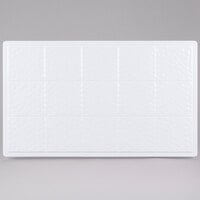 GET ML-160 21 1/2 inch x 13 inch Full Size White Melamine Solid Adapter Plate Cut-Out Cover