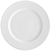 10 Strawberry Street RW0001 Royal White 10 3/4" White Round Porcelain Dinner Plate - 24/Case