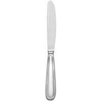 Master's Gauge by World Tableware 412 5501 Baroque 9 5/8" 18/10 Stainless Steel Extra Heavy Weight Dinner Knife with Solid Handle - 12/Case