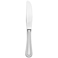 World Tableware 407 5921 Calais 9 inch 18/8 Stainless Steel Extra Heavy Weight Dessert Knife with Pinched Bolster and Serrated Blade - 12/Case