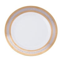 10 Strawberry Street ELE-2 Elegance 9 1/8" Porcelain Luncheon Plate - 24/Case