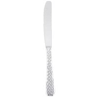 World Tableware 994 5502 Aspire 9 3/4 inch 18/8 Stainless Steel Extra Heavy Weight Solid Handle Dinner Knife with Fluted Blade - 36/Case