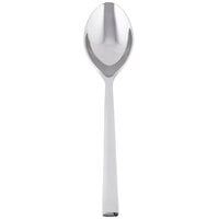 World Tableware 930 002 Briossa 7 1/8 inch 18/8 Stainless Steel Extra Heavy Weight Dessert Spoon - 12/Case