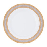 10 Strawberry Street ELE-1 Elegance 10 3/4" Porcelain Dinner Plate - 24/Case