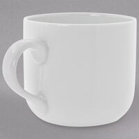 10 Strawberry Street RW0029 Royal White 13 oz. White Round Porcelain Latte Mug - 24/Case