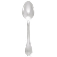 Master's Gauge by World Tableware 412 002 Baroque 7 inch 18/10 Stainless Steel Extra Heavy Weight Dessert Spoon - 12/Case