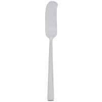 World Tableware 930 053 Briossa 6 3/4 inch 18/8 Stainless Steel Extra Heavy Weight Butter Spreader with Flat Handle - 12/Case