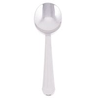 World Tableware 983 016 Aegean 6 1/8 inch 18/8 Stainless Steel Extra Heavy Weight Bouillon Spoon - 36/Case
