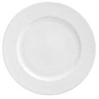 10 Strawberry Street RW0002 Royal White 9 1/8" White Round Porcelain Luncheon Plate - 24/Case