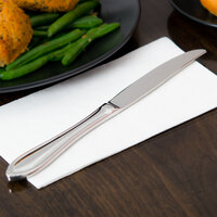 World Tableware 981 7502 Sonata 9 1/2 inch 18/8 Stainless Steel Extra Heavy Weight Dinner Knife - 36/Case