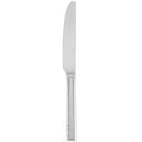 World Tableware 988 5502 Zephyr 9 3/8 inch 18/8 Stainless Steel Extra Heavy Weight Dinner Knife with Solid Handle - 36/Case