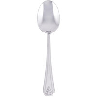 World Tableware 985 002 Varese 7 1/8 inch 18/8 Stainless Steel Extra Heavy Weight Dessert Spoon - 36/Case