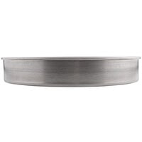 American Metalcraft T80142 14 inch x 2 inch Tin-Plated Steel Straight Sided Cake / Deep Dish Pizza Pan