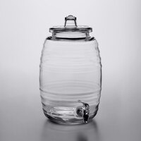 Acopa 2.5 Gallon Barrel Glass Beverage Dispenser