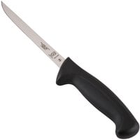 Mercer Culinary M22206 Millennia® 6" Semi-Flexible Narrow Boning Knife with Black Handle