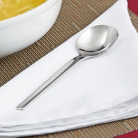 World Tableware 924 016 Porto 18/8 Extra Heavy Weight Stainless Steel 6 1/2 inch Bouillon Spoon - 36/Case