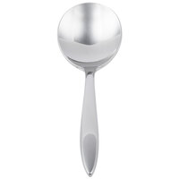 World Tableware 982 016 Contempra 6 inch 18/8 Stainless Steel Extra Heavy Weight Bouillon Spoon - 36/Case