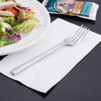 World Tableware 992 038 Cimarron 18/8 Extra Heavy Weight Stainless Steel 7 1/8 inch Salad Fork - 36/Case