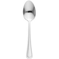 World Tableware 101 002 Classic Rim II 7 1/4 inch 18/8 Stainless Steel Extra Heavy Weight Dessert Spoon - 36/Case