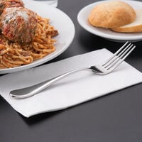 Master's Gauge by World Tableware 927 027 Santa Cruz 8 1/8 inch 18/10 Stainless Steel Extra Heavy Weight Dinner Fork - 12/Case