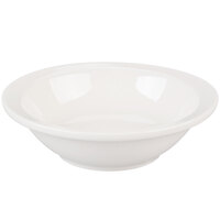 Syracuse China 951250172 Flint 4 oz. Ivory (American White) Uncarved Morwel Porcelain Fruit Bowl - 36/Case