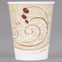Solo IC12-J8000 Duo Shield Symphony 12 oz. Poly Paper Hot Cup - 600/Case