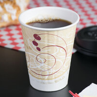 Solo IC8-J8000 Duo Shield Symphony 8 oz. Poly Paper Hot Cup - 1000/Case