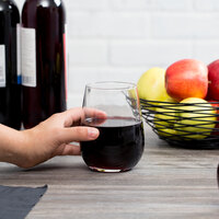 Acopa 17 oz. Customizable Stemless Wine Glass - 12/Case