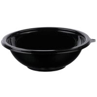 Fineline Super Bowl 5064-BK 64 oz. Black Plastic Bowl - 25/Case