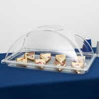 Sample and Display Tray Kit with Clear Polycarbonate Tray and Double End Cut Cover - 12 inch x 20 inch